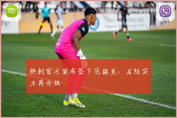 热刺官方宣布签下范赫克,后防实力再升级